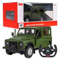 Mamido RASTAR Auto na dálkové RC ovládání Land Rover Defender Rastar 1:14 zelené