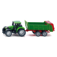 Traktor Deutz s rozmetadlem hnoje SIKU 1:87