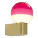 Marset Nástěnné svítidlo LED MARSET Dipping Light A1, růžová/zlatá