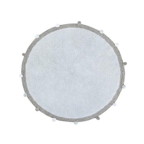 Přírodní koberec, ručně tkaný Bubbly Soft Blue 120 × 120 o cm Lorena Canals