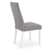 Jídelní židle DIEGO – masiv, látka, více barev Dub medový / šedá