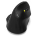 PORT bezdrátová ergonomická myš ERGONOMIC TRACKBALL, 2, 4 Ghz & Bluetooth, USB-A/C, černá