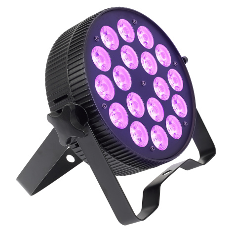 Flash LED PAR 64 18x10W RGBW 4in1 ALU Flat (rozbalené)