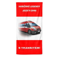 Impar osuška 70 × 140 cm Hasičské legendy – Transit