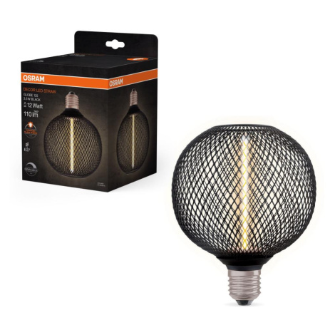 Osram LED Stmívatelná žárovka DECOR  FILAMENT G125 E27/3,5W/230V 1800K černá - Osram