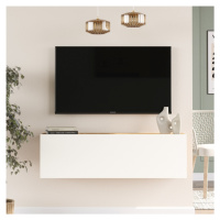 TV stolek ASTRA s výklopem, atlantská borovice/bílá