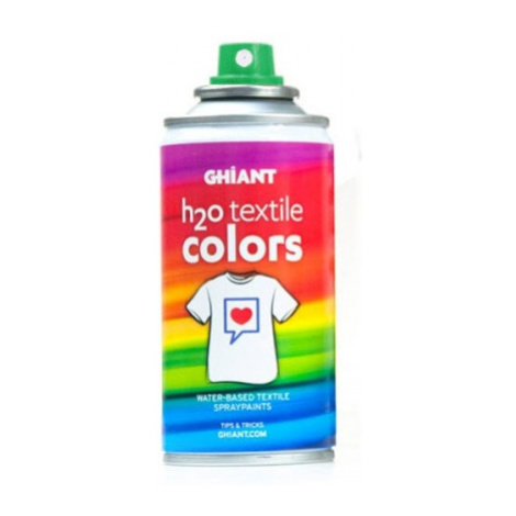 Ghiant - H2O barva ve spreji na textil - 150 ml - lime green