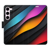 iSaprio Flip pouzdro Color Waves pro Samsung Galaxy S23 5G