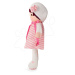 Kaloo panenka pro miminka Rose K Tendresse 40 cm v proužkovaných šatech z jemného textilu v dárk