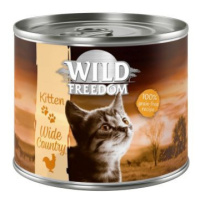 Wild Freedom Kitten - 6 x 200 g míchané balení (2 druhy)
