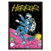 Ilustrace Astronaut in outer space poster, Man_Half-tube, (30 x 40 cm)