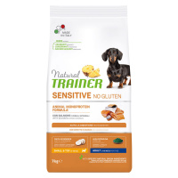 Natural Trainer Sensitive No Gluten Adult Small s lososem - 7 kg