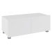 ArtGiB TV stolek 100 CALABRINI C-11 Barva: Bílá / bílý lesk