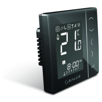 VS30B - Týdenní programovatelný termostat Černý 230V VS30B
