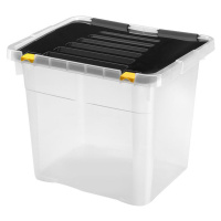 Plastový úložný box s víkem HEIDRUN One 36l