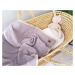 Baby Nellys Luxusní dvouvrstvá mušelínová dětská deka, 75 x 100 cm, šedá