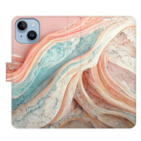 iSaprio flip pouzdro Colour Marble pro iPhone 14