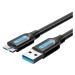 Kabel Vention USB 3.0 A to Micro-B cable COPBF 2A 1m Black PVC