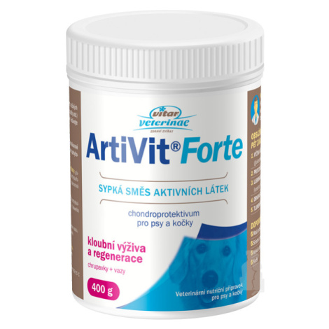 VITAR Veterinae ArtiVit Forte prášek 400g 3 + 1 zdarma Vitar Veteriane