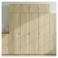 vidaXL Skříň highboard dub sonoma 80 x 42,5 x 185 cm kompozitní dřevo