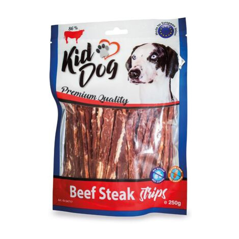 KIDDOG hovězí steak v proužku 250 g