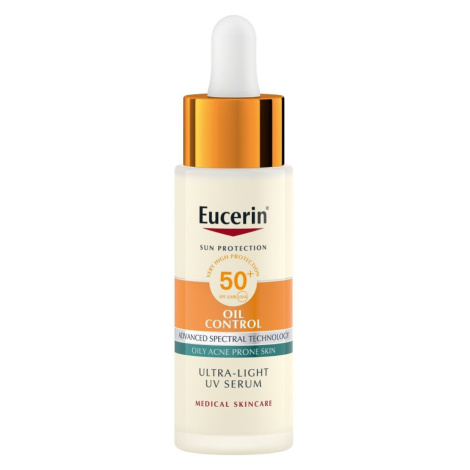 Eucerin SUN Oil Control SPF50+ opalovací sérum na obličej 30 ml