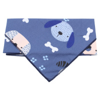 Vsepropejska Alin modrý šátek pro psa Obvod krku: 30 - 57 cm