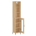 vidaXL Skříň highboard dub sonoma 34,5 x 34 x 180 cm kompozitní dřevo