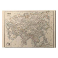 Obraz na plátně Stanfords - Folio Asia Map, (60 x 80 cm)