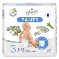 BELLA HAPPY Baby pants kalhotkové plenky Midi 6 - 11 kg 26 kusů