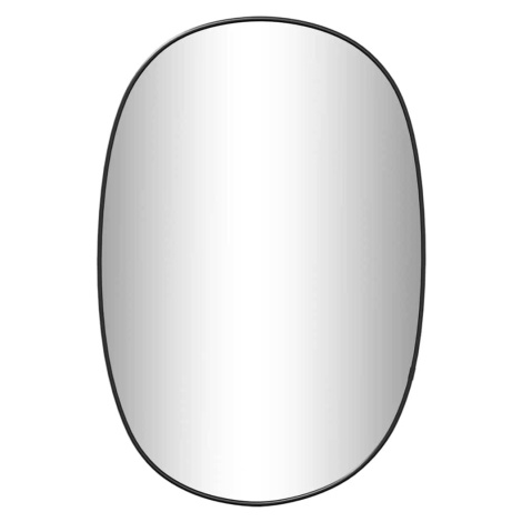 vidaXL Nástěnné zrcadlo černé 50 x 35 cm