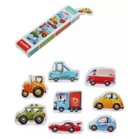 PUZZLIKA Baby puzzle skládačka Dopravní prostředky 8x 2 dílky pro miminka