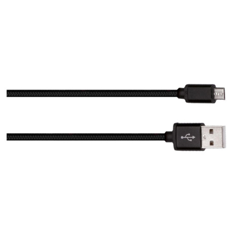 Solight USB kabel, USB 2.0 A konektor - USB B micro konektor, blistr, 1m