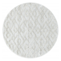 Ayyildiz koberce AKCE: 160x160 (průměr) kruh cm Kusový koberec Pisa 4708 Cream kruh - 160x160 (p