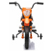 Elektrická Motorka MOTOCROSS, oranžová, 12V baterie, EVA měkká kola