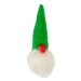 DUVO+ Vánoční hračka pro kočky zelený skřítek s praskavým zvukem 5 × 5,5 × 18 cm