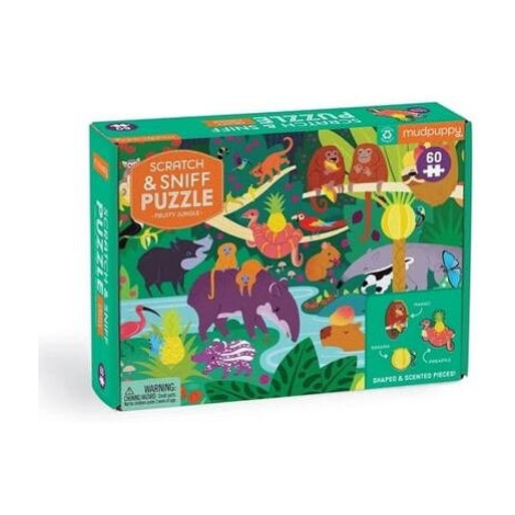 Mudpuppy Puzzle Ovocná džungle s vůní 60 dílků