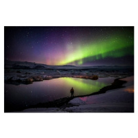 Fotografie Aurora Borealis or Northern lights in Iceland, Arctic-Images, 40 × 26.7 cm