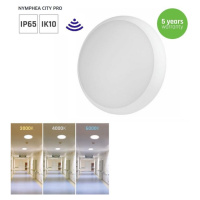 LED svítidlo - plafon NYMPHEA CITY PRO 24W s mikrovlným čidlem, IP65, CCT 2400lm