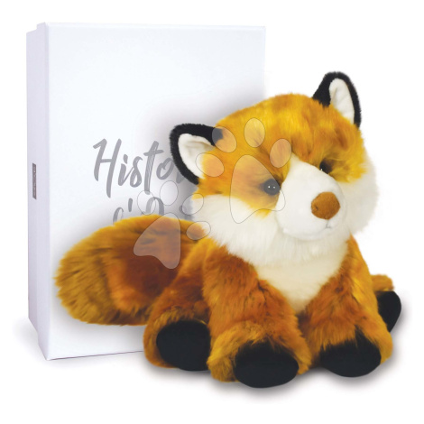 Plyšová liška Gus the Fox Histoire d’Ours oranžová 28 cm v dárkovém balení od 0 měsíců