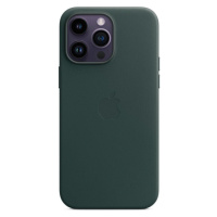 Apple kožený kryt s MagSafe na iPhone 14 Pro Max piniově zelený Piniově zelená