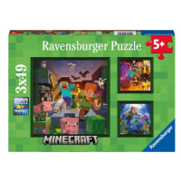 Minecraft Biomes 3x49 dílků Ravensburger