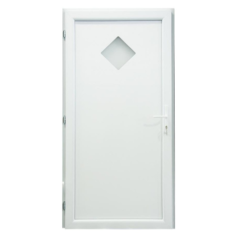 Vchodové dveře MADELEINE D09 90L 98x198x7 bílý BAUMAX