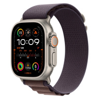 Apple Watch Ultra 2 GPS + Cellular, 49mm titanové pouzdro s indigo alpským tahem - M - MRET3CS/A