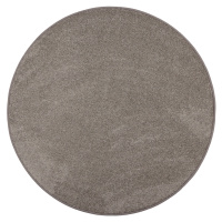 Vopi koberce Kusový koberec Capri béžový kruh - 400x400 (průměr) kruh cm