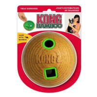 Kong BAMBOO míč z bambusu na pochoutky M 12,1x12,1x12,1cm pro psy