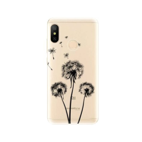 iSaprio Three Dandelions - black pro Xiaomi Mi A2 Lite