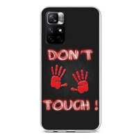 TopQ Kryt Xiaomi Poco M4 Pro 5G silikon Don't Touch Red 71226