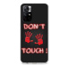 TopQ Kryt Xiaomi Poco M4 Pro 5G silikon Don't Touch Red 71226