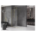 MEXEN/S Velar posuvné sprchové dveře Walk-in 130, transparent, zlatá 871-130-000-03-50